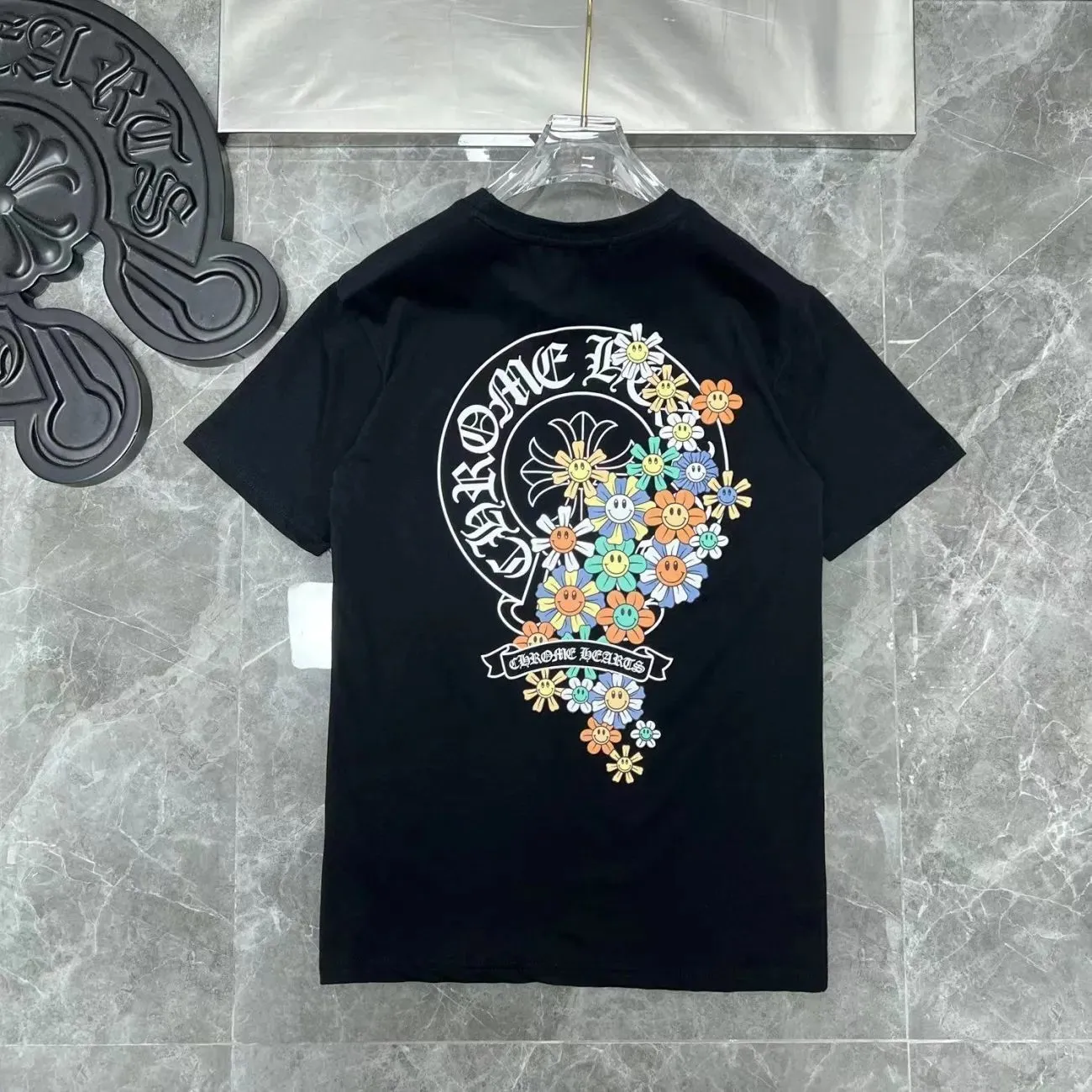 トレンド カッコイイ 合わせやすい カジュアル ラウンドネック 半袖 Tシャツ