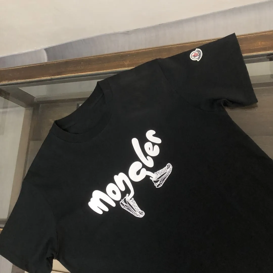 着瘦せ 高級感 シンプル ラウンドネック 無地 アルファベット コットン ゆったり カジュアル プルオーバー Ｔシャツ