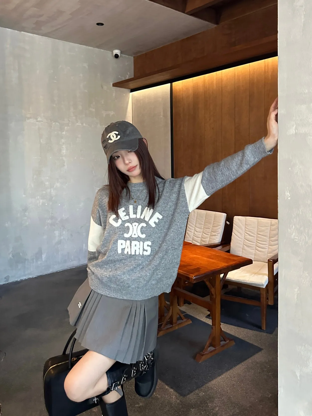 『S-L』☆超人気☆ 2024 セリーヌ 新作 ニット生地 フェミニン 長袖 ニットセーター