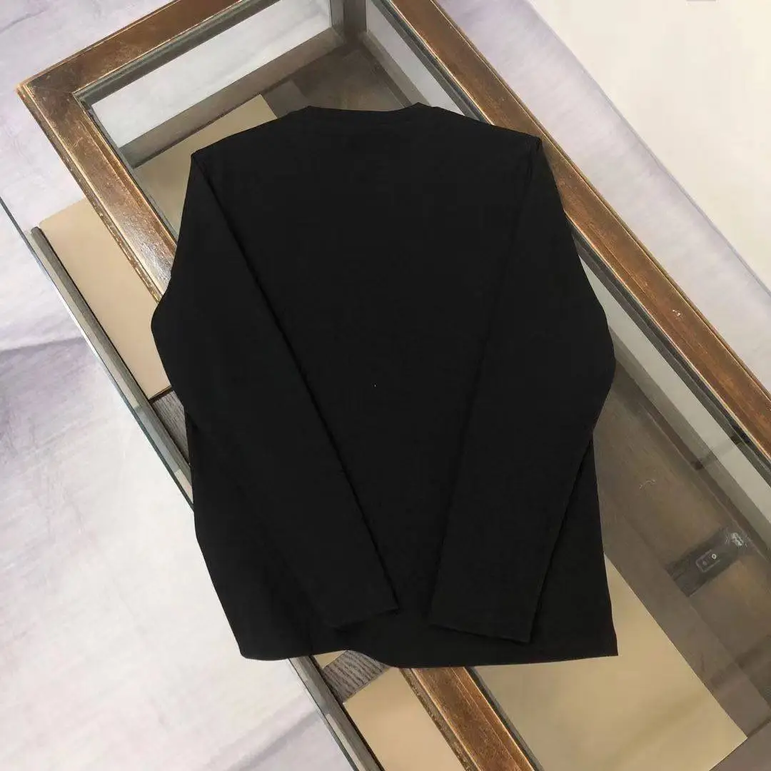 合わせやすい 質感のいい 好感度100％ 日常 カジュアル  超ファッション 大人気 ラウンドネック 長袖 Ｔシャツ