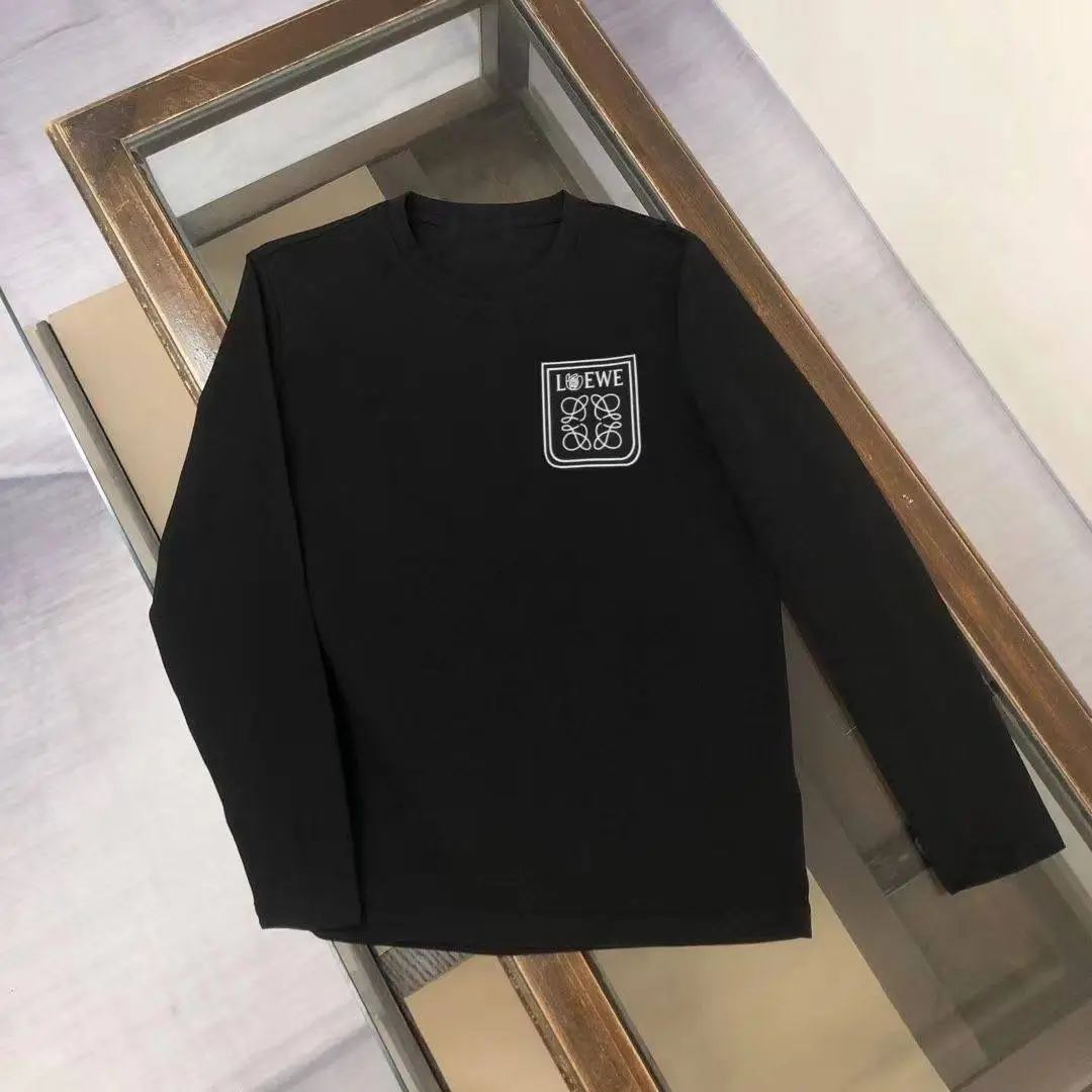 合わせやすい 質感のいい 好感度100％ 日常 カジュアル  超ファッション 大人気 ラウンドネック 長袖 Ｔシャツ