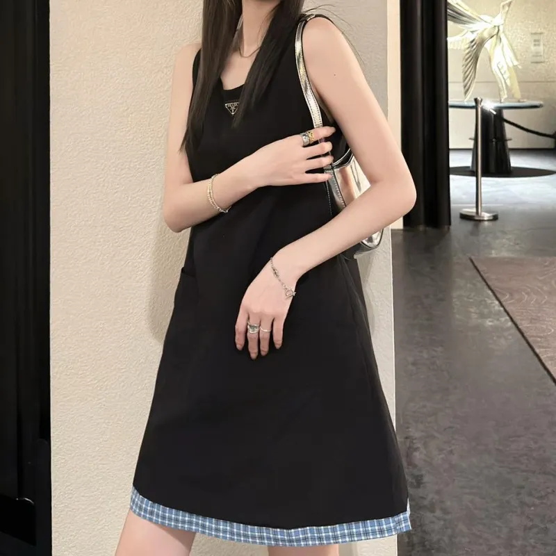 『S-L』新品 高級感 着心地良い ファッション カジュアル シンプル フェミニン エレガント ワンピース