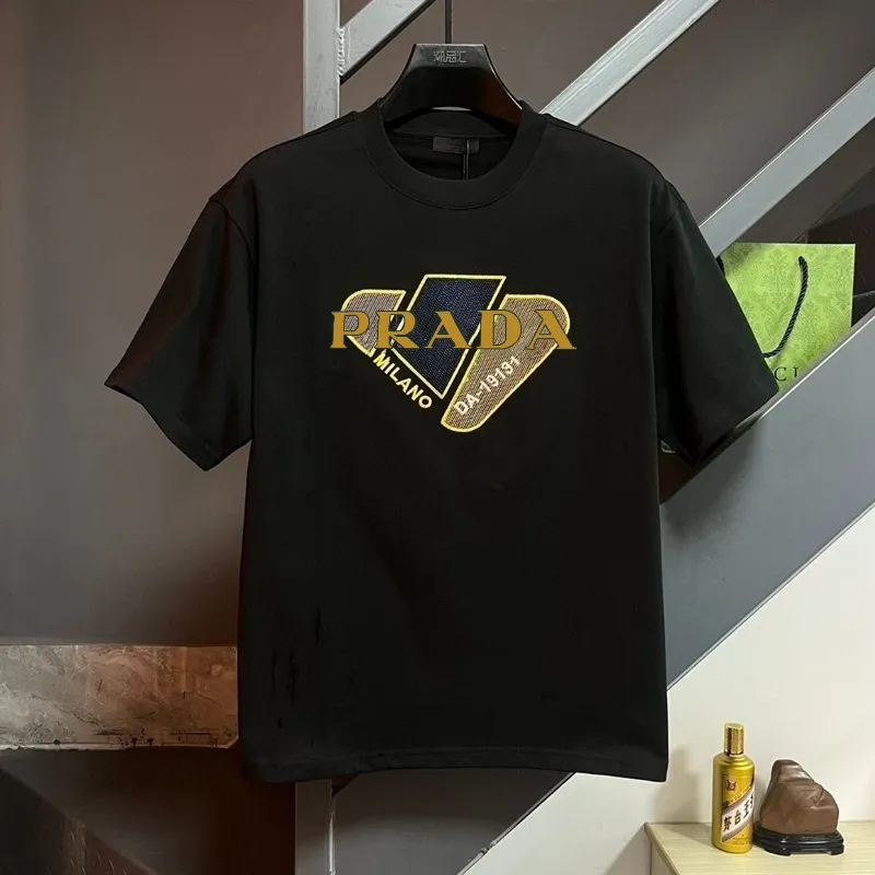 『S-4XL』上品 夏向けトレンディシンプル カジュアル リラックス高品質プリントＴシャツ