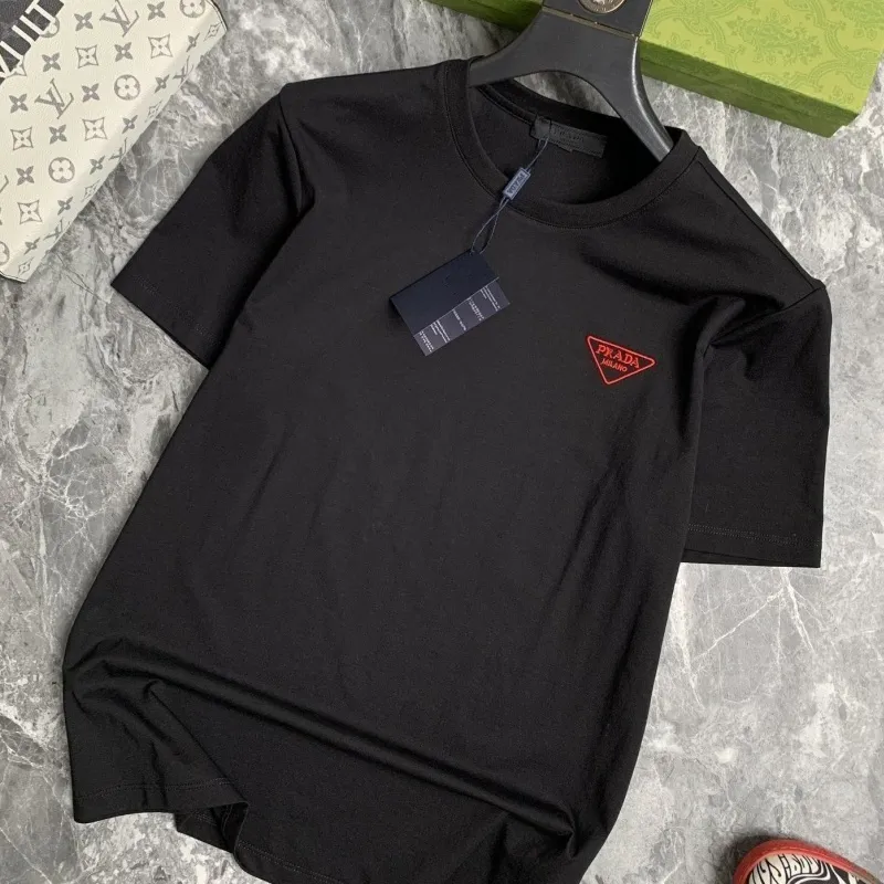 『S-4XL』大人らしい ファッション シンプル カジュアル クラシック モダン クール 高品質 刺繍Ｔシャツ