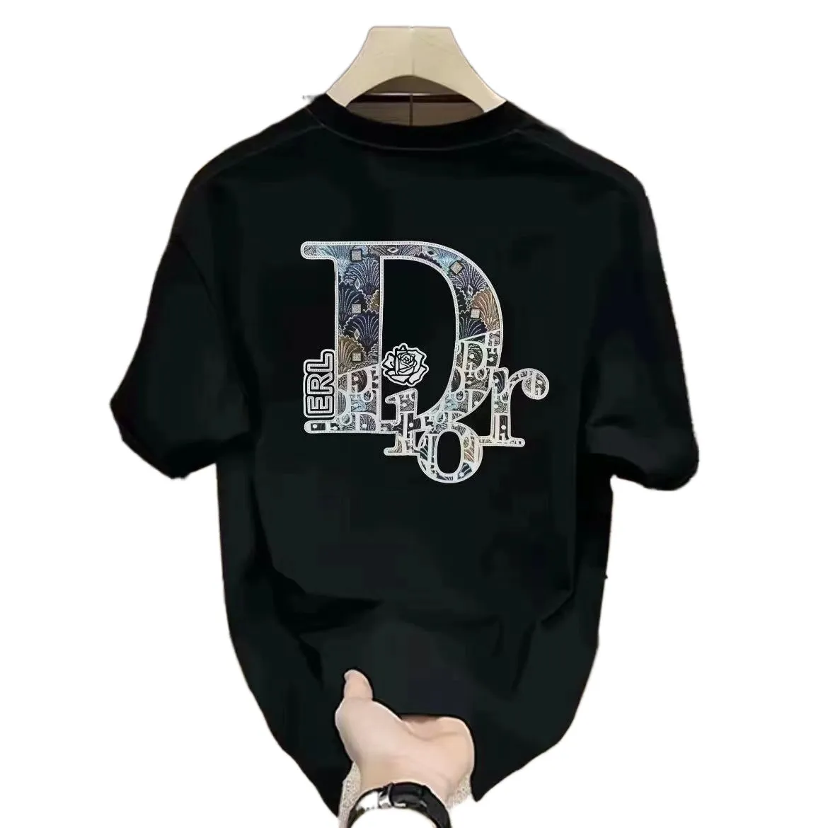 『S-3XL』プチラグジュアリー 高見え インスタ 綿100％ 夏 トレンド スポーツ カジュアル ゆったり 半袖Tシャツ