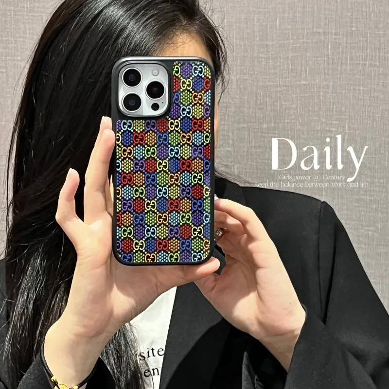 憧れトレンド 画面保護クラシッククッション性滑り止め スマホケース