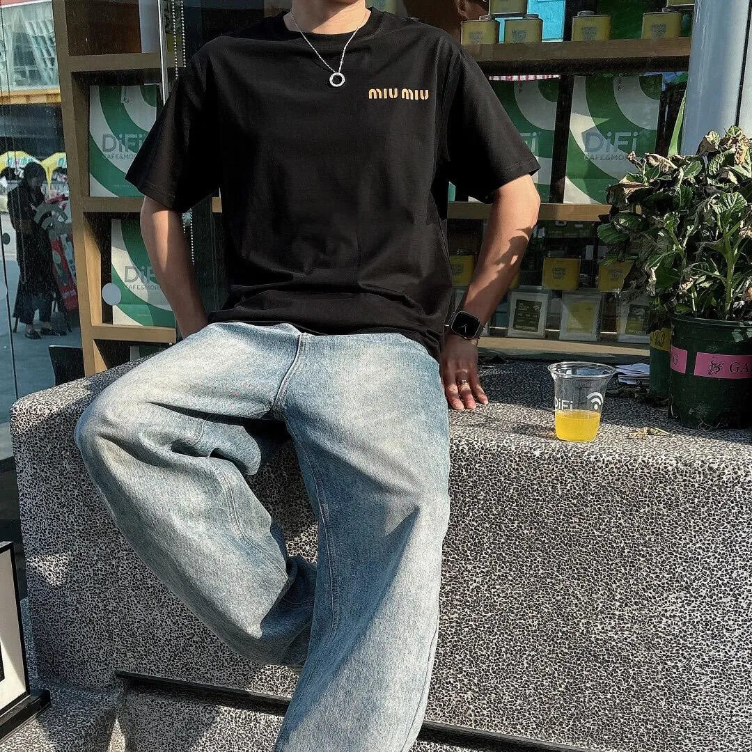 『S-4XL』プリント トレンド感抜群 リラックス シンプル ストリート系スタイル Tシャツ