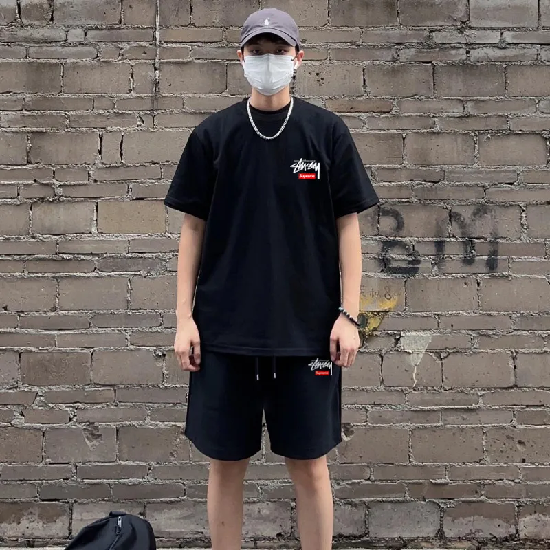『M-3XL』トレンド シンプル カジュアル 高品質Ｔシャツ ショートパンツ セットアップ