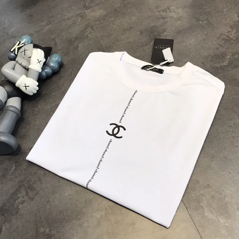 『L』トレンド感満点 シンプル刺繍 軽やか カジュアル 半袖 Tシャツ