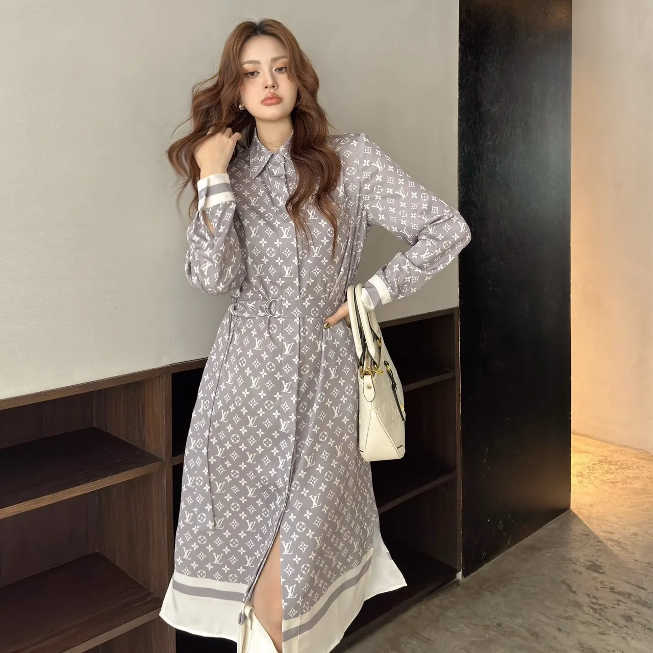 『S-L』オシャレ度UP クラシック 軽量仕上げ 着せやすい ワンピース