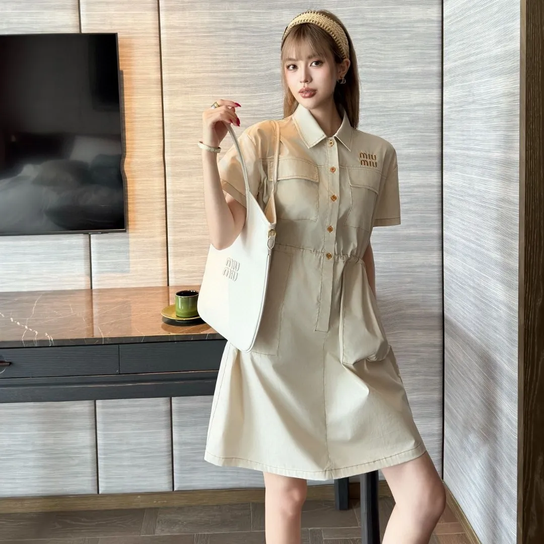 『S-L』トレンド感満点 シンプル 気質満点 着せやすい ワンピース