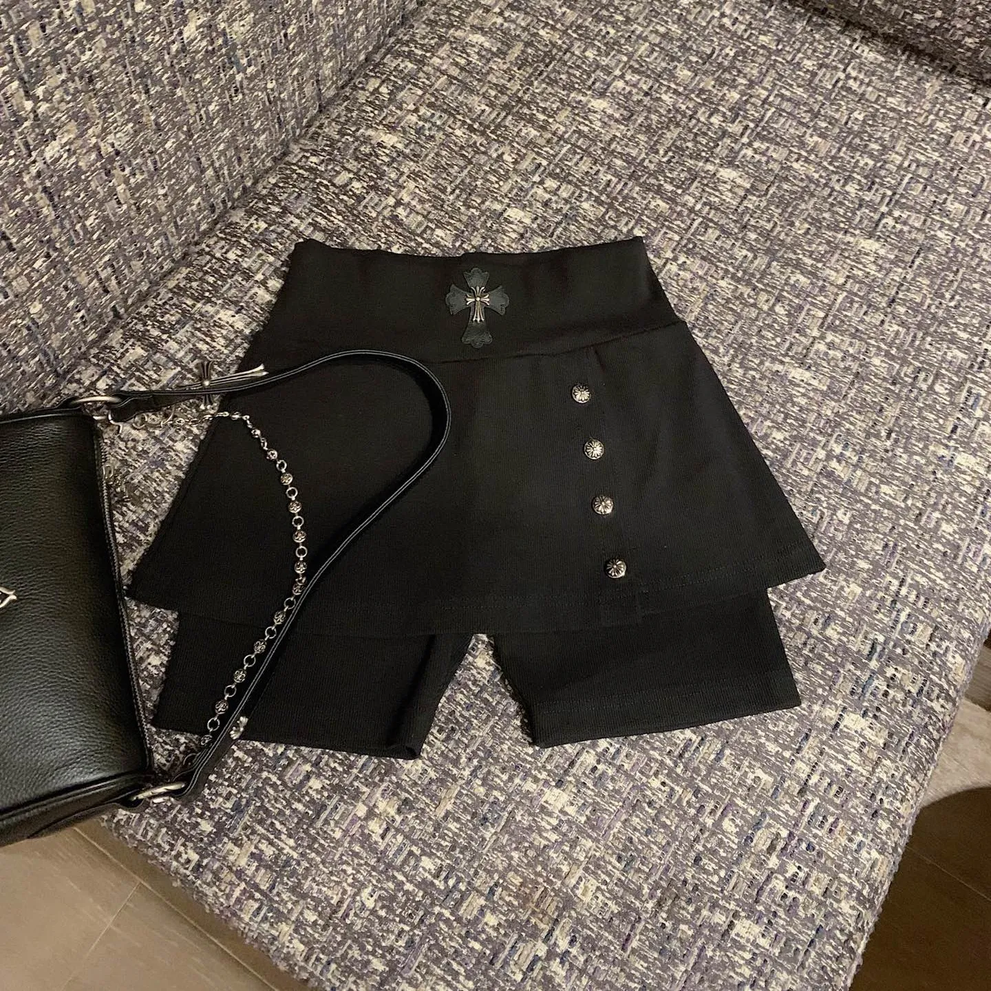 『S-L』目を引くデザイン 着回し力抜群 履きやすい 気質いい ショートパンツ