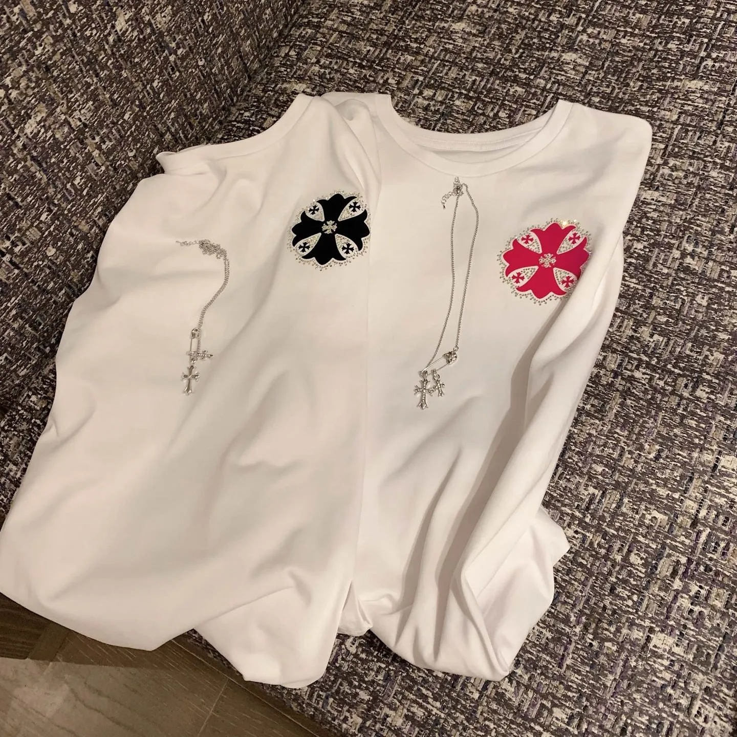 『フリーサイズ』着回し力バツグン 二色選べる 柔らかい カジュアル 半袖 Tシャツ